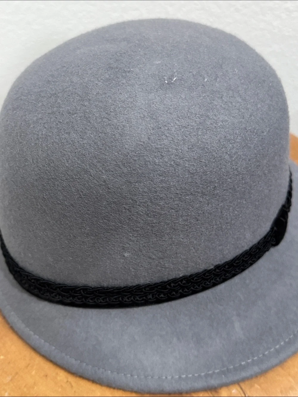 ADORA Cloche Flapper Style Wool Hat